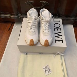 New Loewe High Top Retro Runner Sneakers, 38
